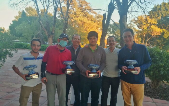Equipo ganador copa presidente Guadalhorce Golf