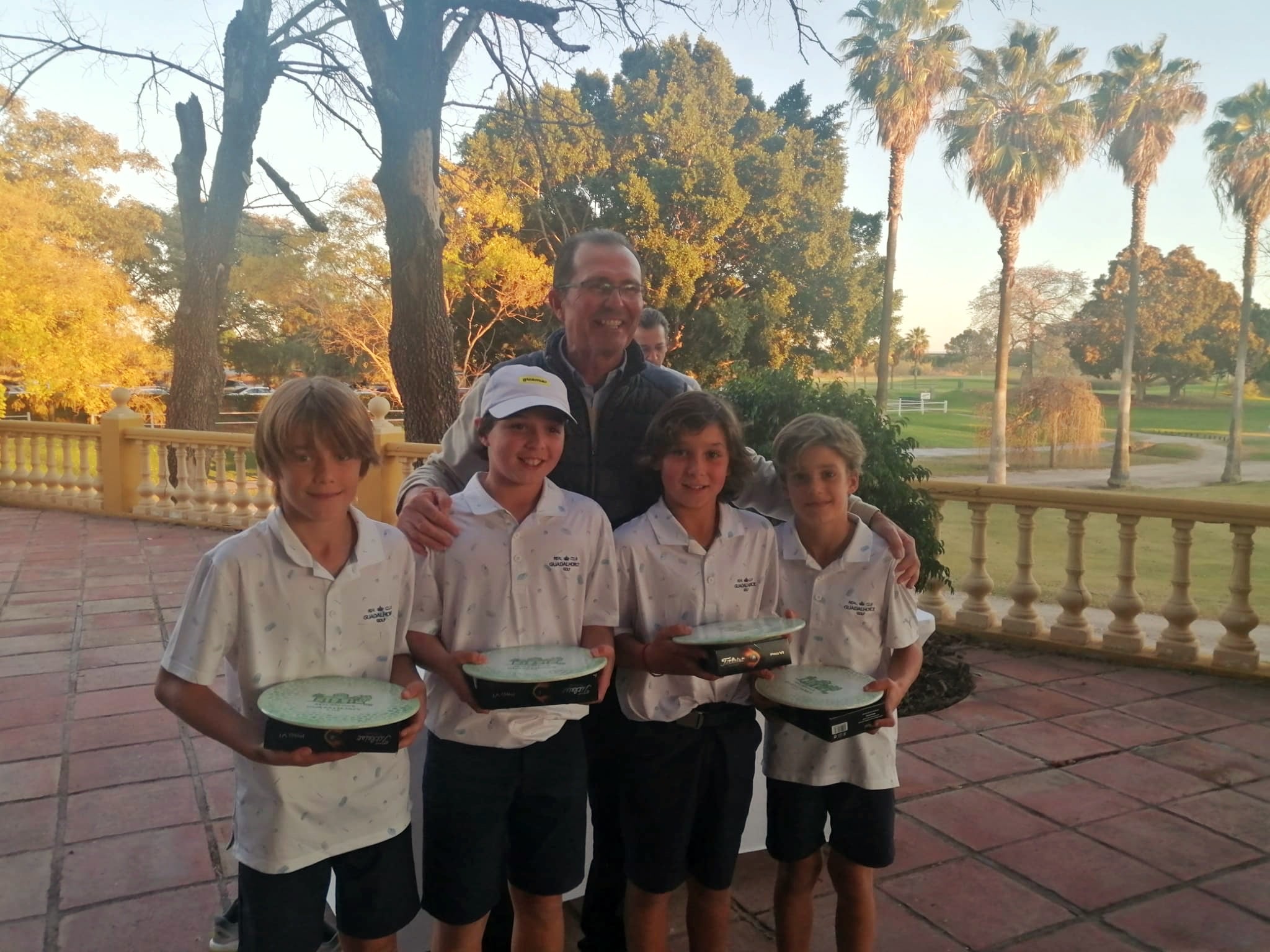 Equipo infantil ganador Copa presidente Guadalhorce Golf