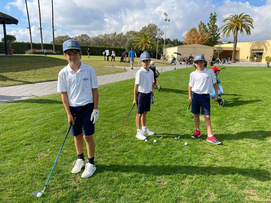 Equipo infantil en Guadalhorce golf